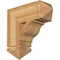 Ekena Millwork Funston Arts & Crafts Rough Sawn Bracket, Western Red Cedar, 6"W x 18"D x 18"H BKT06X18X18FST03RWR - alternate 1